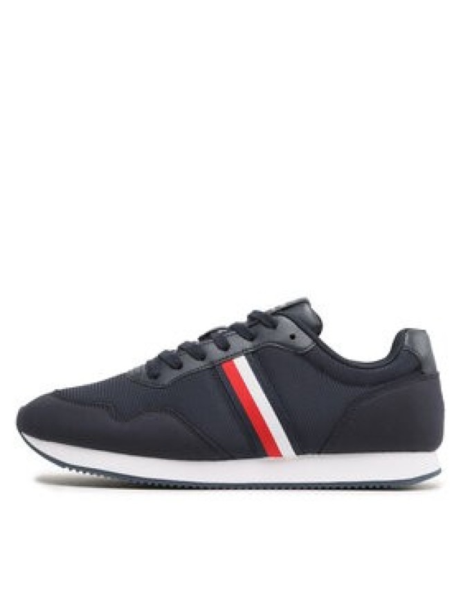 Tommy Hilfiger Sneakersy Core Lo Runner FM0FM04504 Granatowy