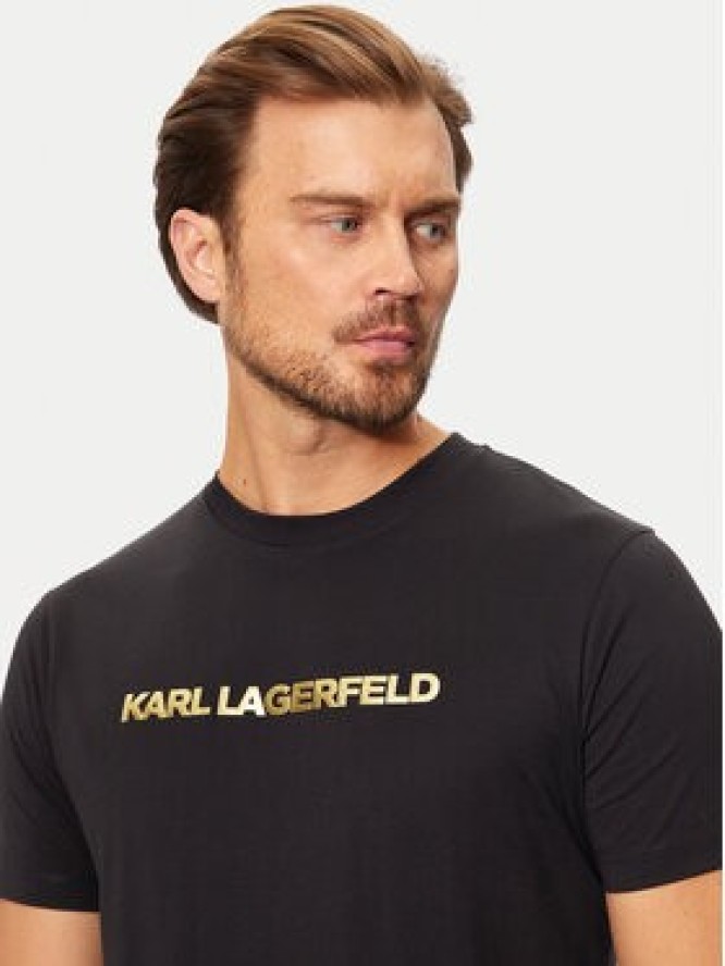 KARL LAGERFELD T-Shirt 755065 544242 Czarny Regular Fit