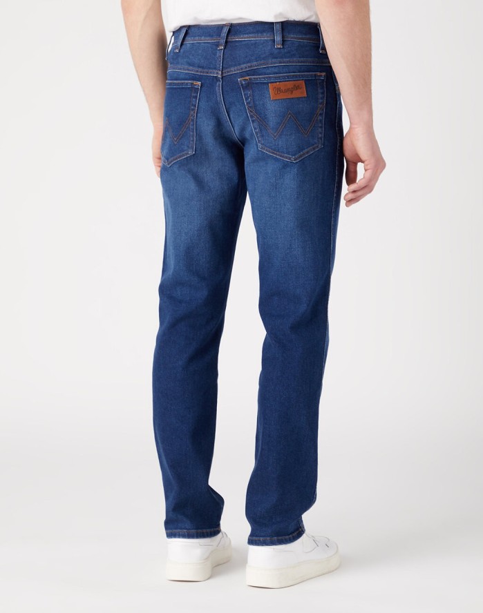 WRANGLER MĘSKIE SPODNIE JEANSOWE JEANS TEXAS SLIM STAR MAN W12SU8234