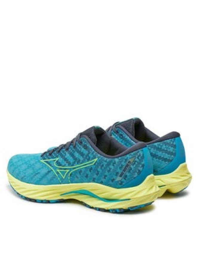 Mizuno Buty do biegania Wave Inspire 19 J1GC234452 Turkusowy