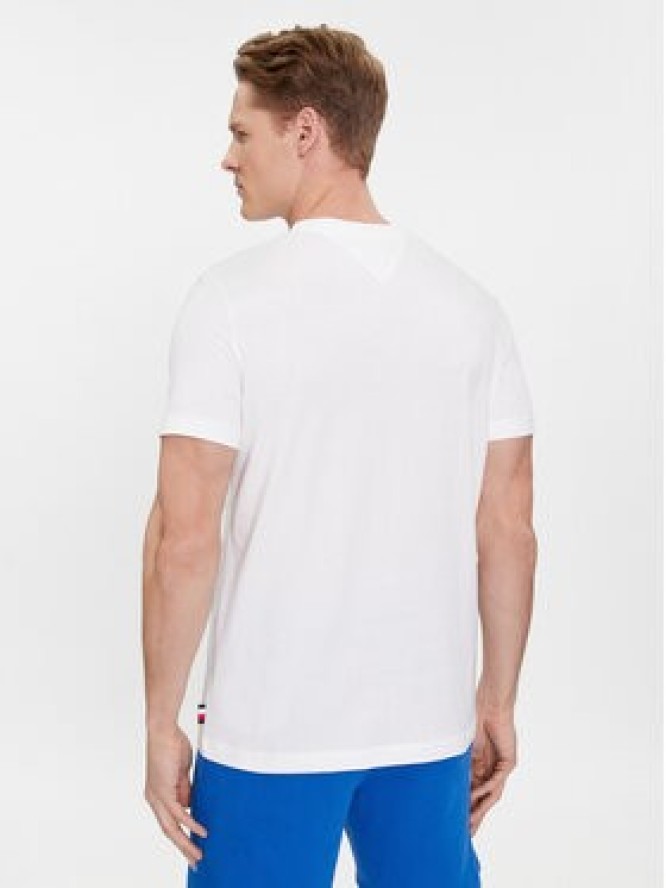 Tommy Hilfiger T-Shirt MW0MW34387 Biały Slim Fit