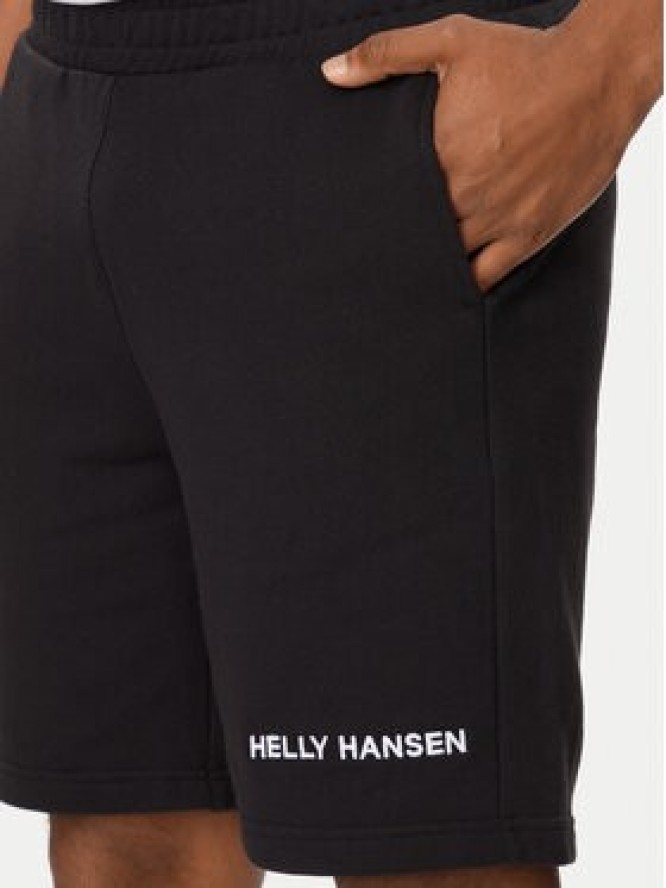Helly Hansen Szorty sportowe Core Sweat Shorts 53684 Czarny Regular Fit
