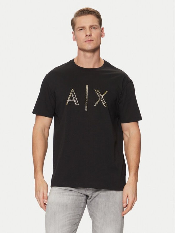 Armani Exchange T-Shirt XM000325 AF10364 UC001 Czarny Regular Fit