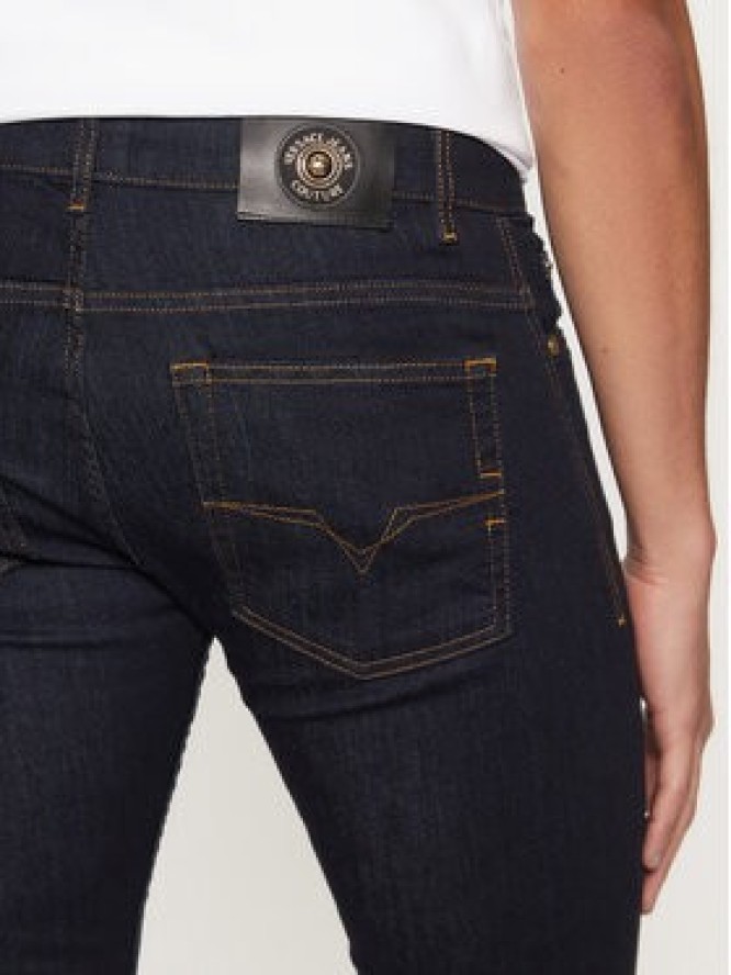 Versace Jeans Couture Jeansy 78GAB5D0 Granatowy Slim Fit