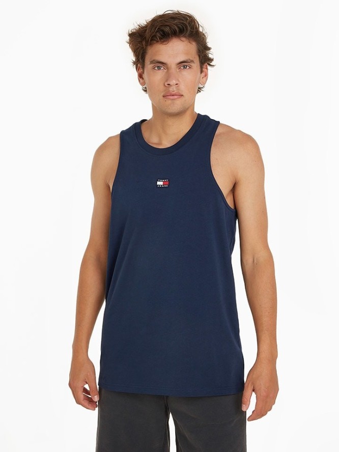 Tommy Hilfiger Top w kolorze granatowym rozmiar: L