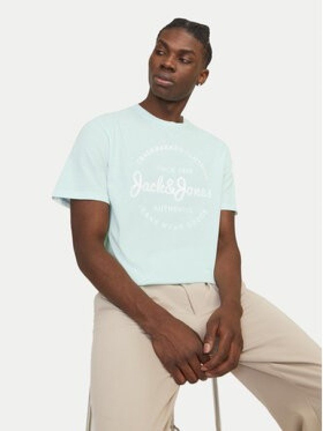 Jack&Jones T-Shirt Forest 12247972 Niebieski Standard Fit