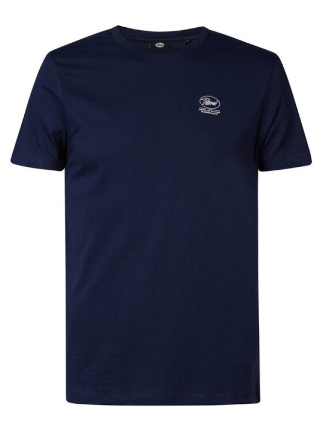 Petrol Industries T-Shirt M-1030-TSR609 Granatowy Regular Fit