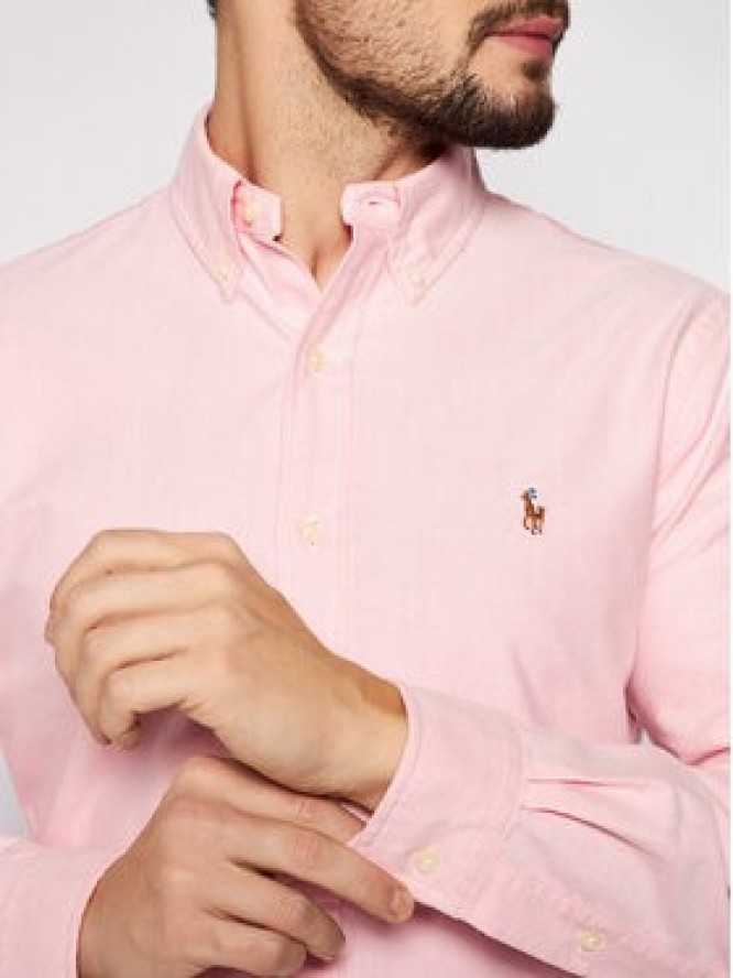 Polo Ralph Lauren Koszula Bsr 710792041 Różowy Custom Fit