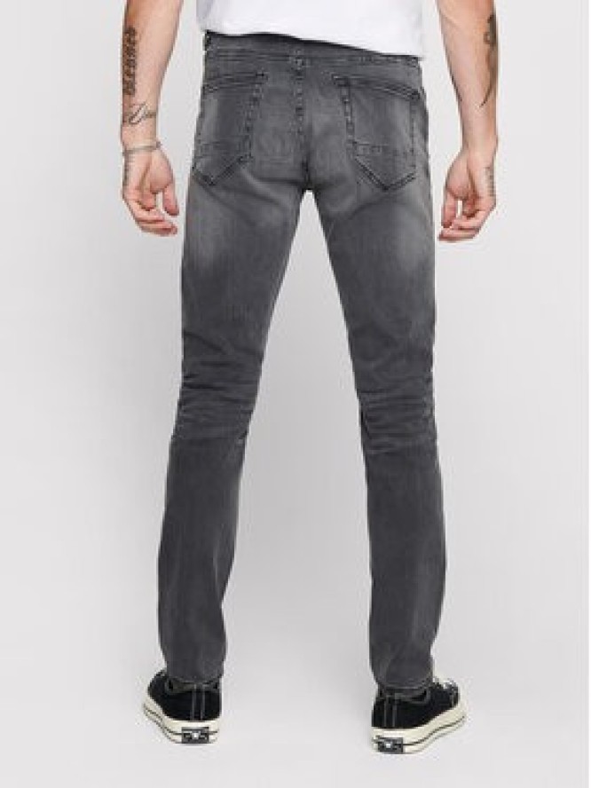 Only & Sons Jeansy Warp 22012051 Szary Skinny Fit