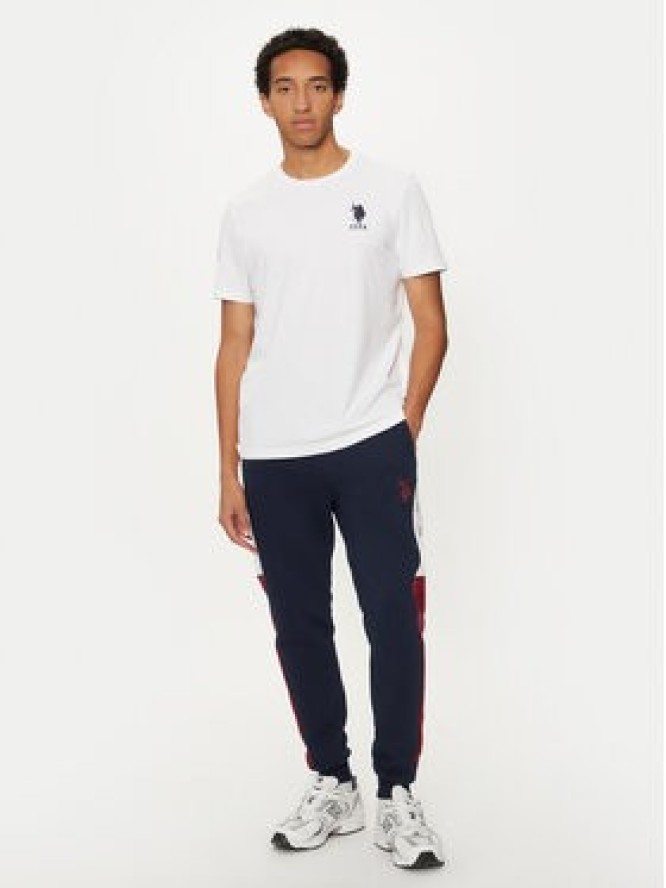 U.S. Polo Assn. T-Shirt MUP3311 Biały Slim Fit