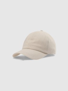 4F Czapka z daszkiem strapback uniseks - beżowa S/M