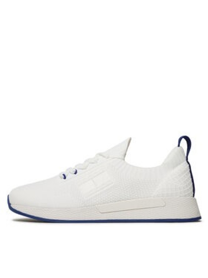 Tommy Jeans Sneakersy TjmKnitted Runner EM0EM01225 Écru