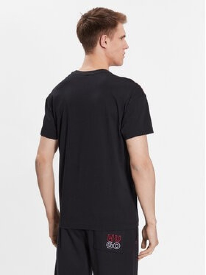 Hugo T-Shirt 50490418 Czarny Relaxed Fit