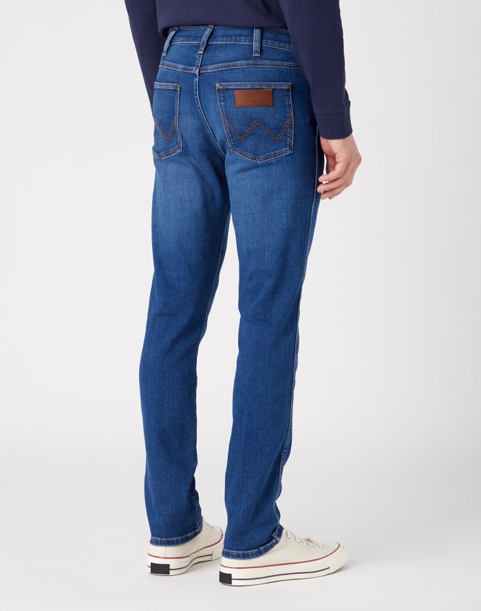 WRANGLER LARSTON MĘSKIE SPODNIE JEANSOWE ORION W18SLD348