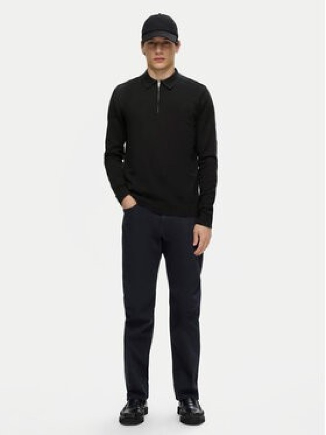 Selected Homme Sweter 16094271 Czarny Regular Fit