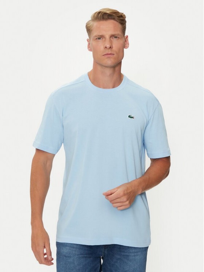 Lacoste T-Shirt TH7618 Niebieski Regular Fit