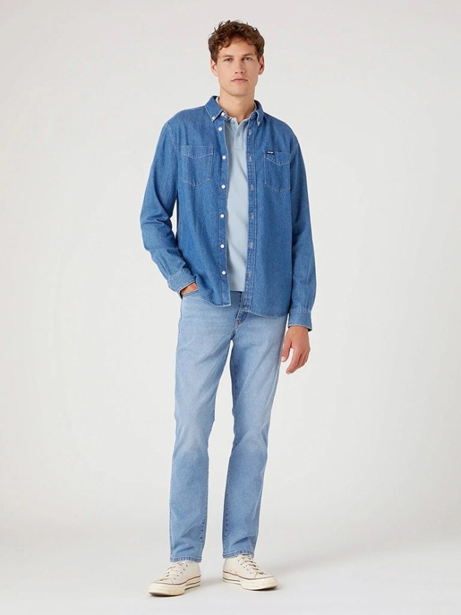 Wrangler Dżinsy - Slim fit - w kolorze błękitnym rozmiar: W30/L32