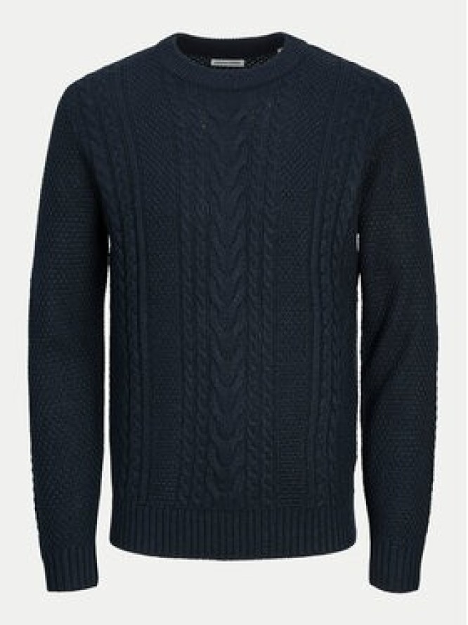 Jack&Jones Sweter Craig 12258480 Granatowy Regular Fit