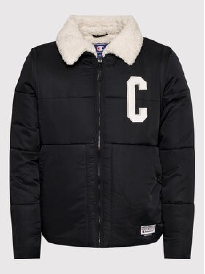 Champion Kurtka puchowa Teddy 216735 Czarny Regular Fit