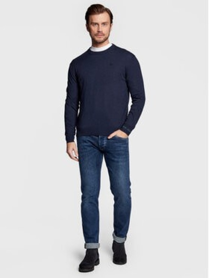 Pepe Jeans Sweter Andre PM702240 Granatowy Regular Fit