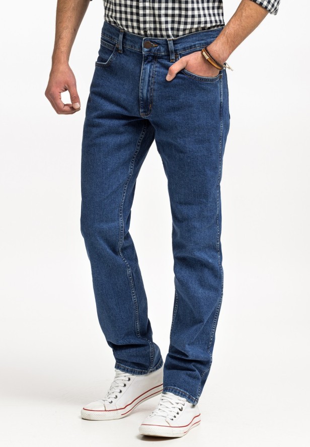 WRANGLER GREENSBORO MĘSKIE SPODNIE JEANSOWE JEANSY DŻINSY FRIDAY BLUES W15QHR47A