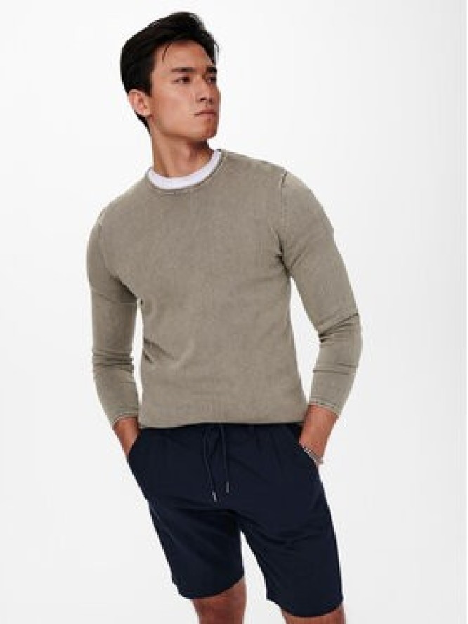 Only & Sons Sweter 22006806 Szary Regular Fit