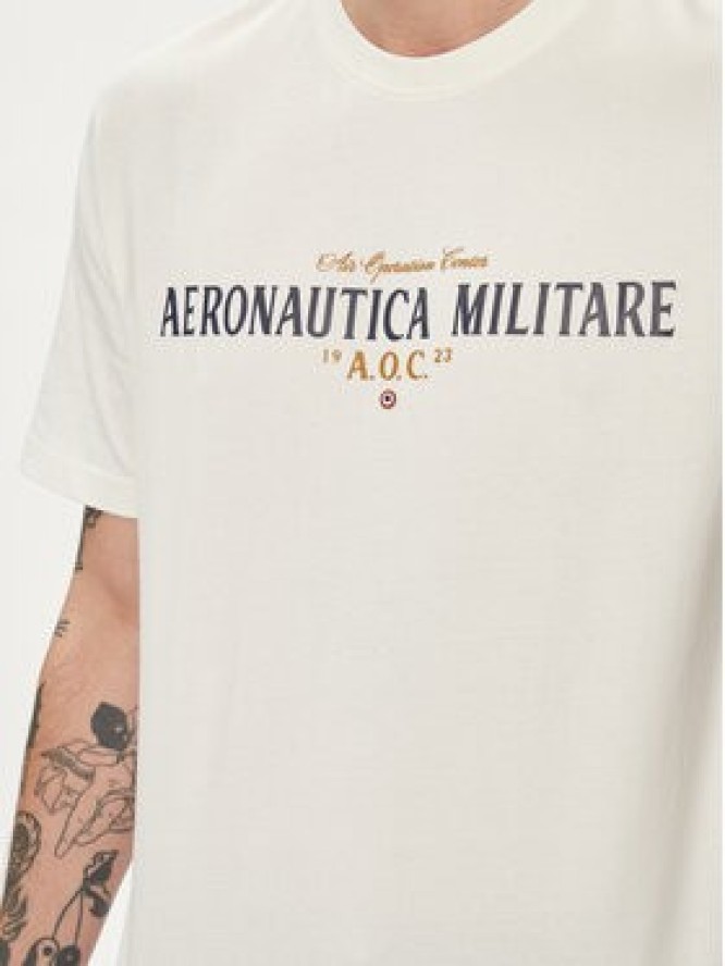 Aeronautica Militare T-Shirt 241TS2218J641 Biały Regular Fit