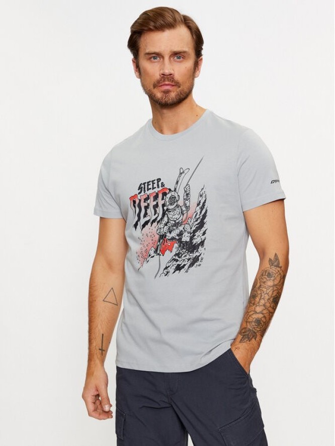 Dynafit T-Shirt Artist Series Co T-Shirt M 08-71522 Szary Regular Fit