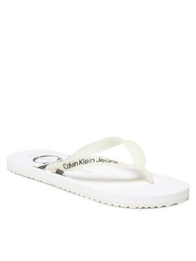 Calvin Klein Jeans Japonki Beach Sandal Monogram Tpu YM0YM00838 Biały