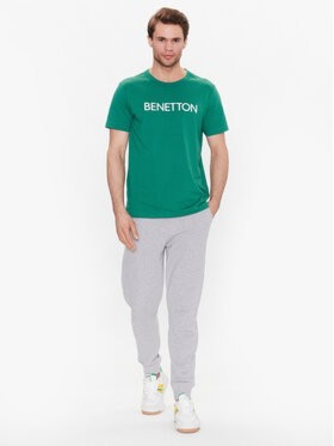 United Colors Of Benetton T-Shirt 3I1XU100A Zielony Regular Fit