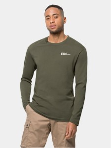 Jack Wolfskin Longsleeve Essential Longsleeve 1808821 Khaki Regular Fit