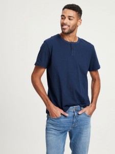 Cross Jeans Koszulka w kolorze granatowym rozmiar: XL