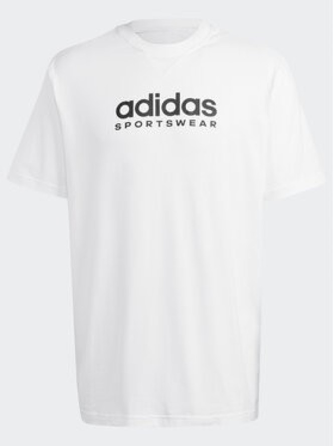 adidas T-Shirt All SZN Graphic T-Shirt IC9821 Biały Loose Fit