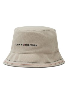 Tommy Hilfiger Kapelusz Skyline Bucket AM0AM10863 Beżowy