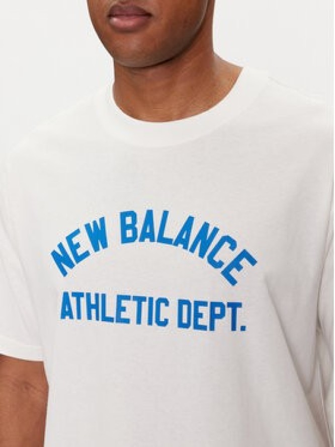 New Balance T-Shirt Greatest Hits MT41514 Biały Relaxed Fit