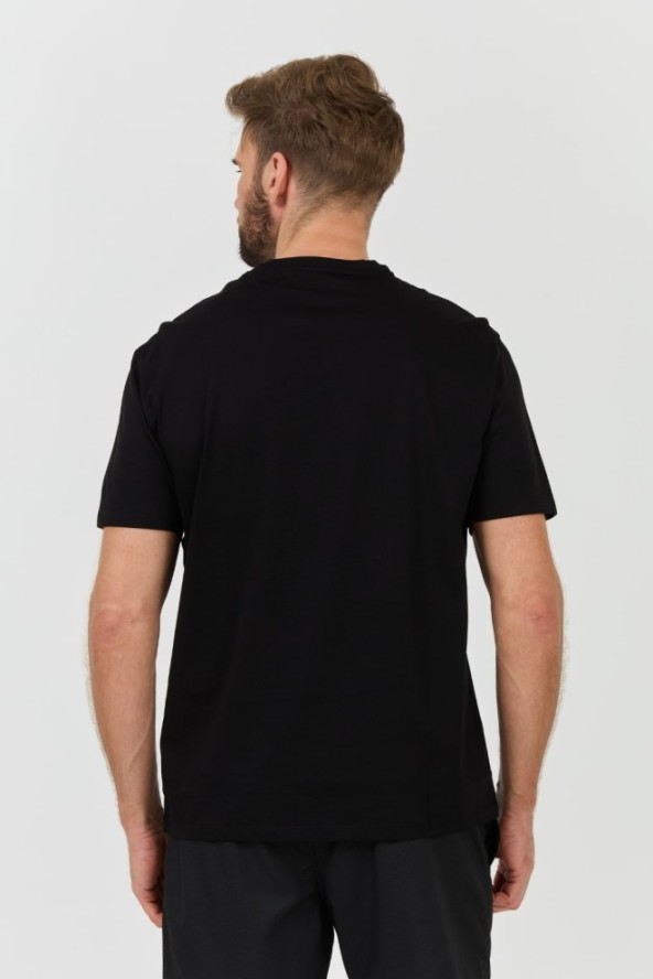ARMANI EXCHANGE Czarny t-shirt Short-sleeved