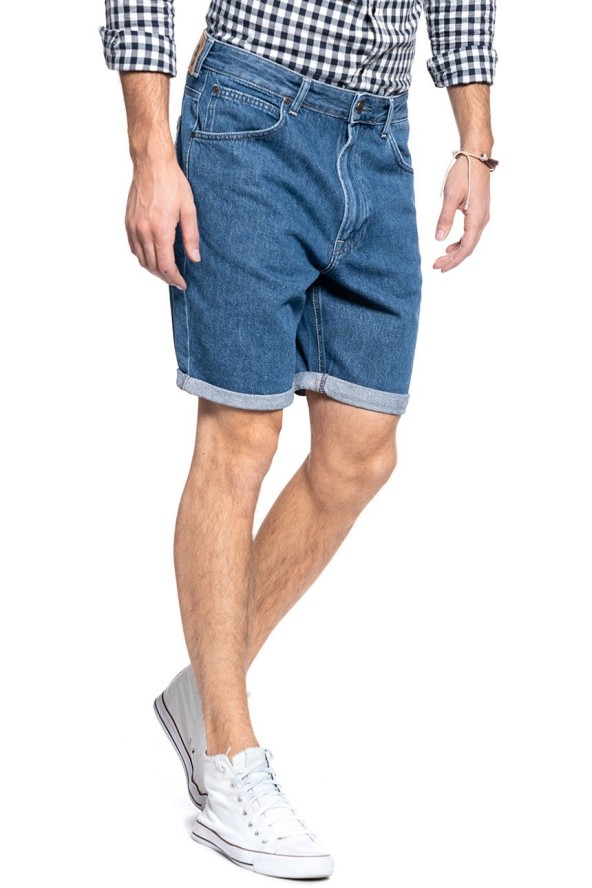 SPODENKI MĘSKIE LEE PIPES TAPERED SHORTS TIC L73ZGGEZ