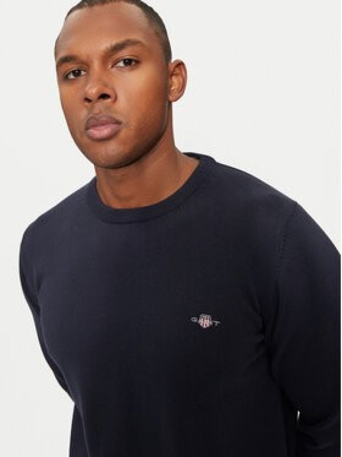 Gant Sweter 8030561 Granatowy Regular Fit