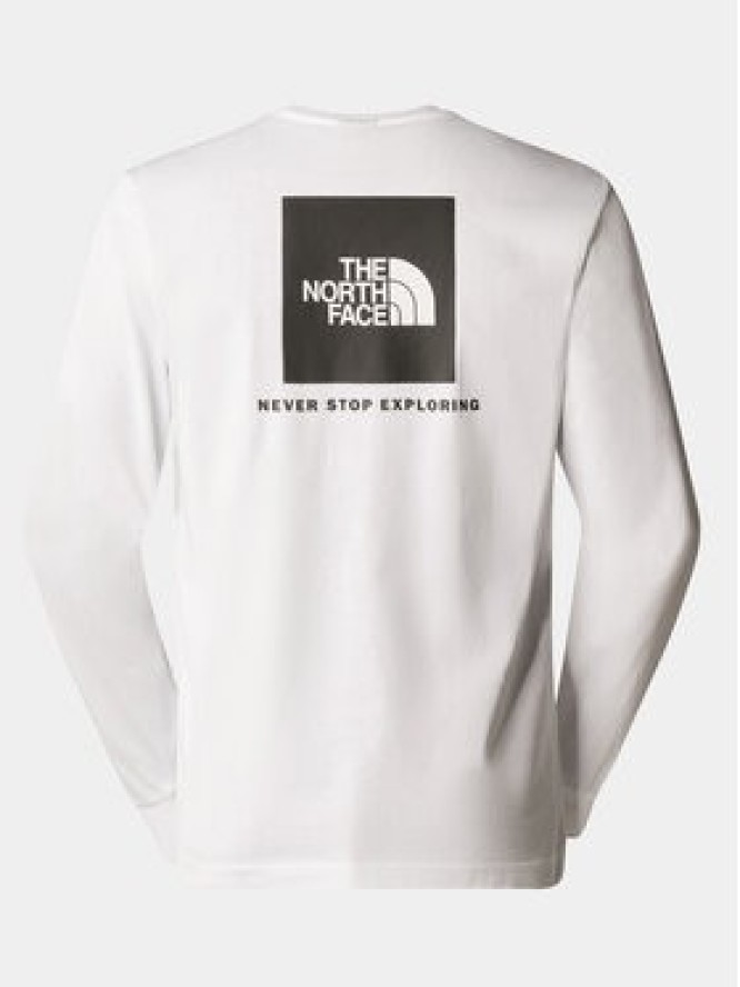 The North Face Longsleeve Redbox NF0A87NN Biały Regular Fit