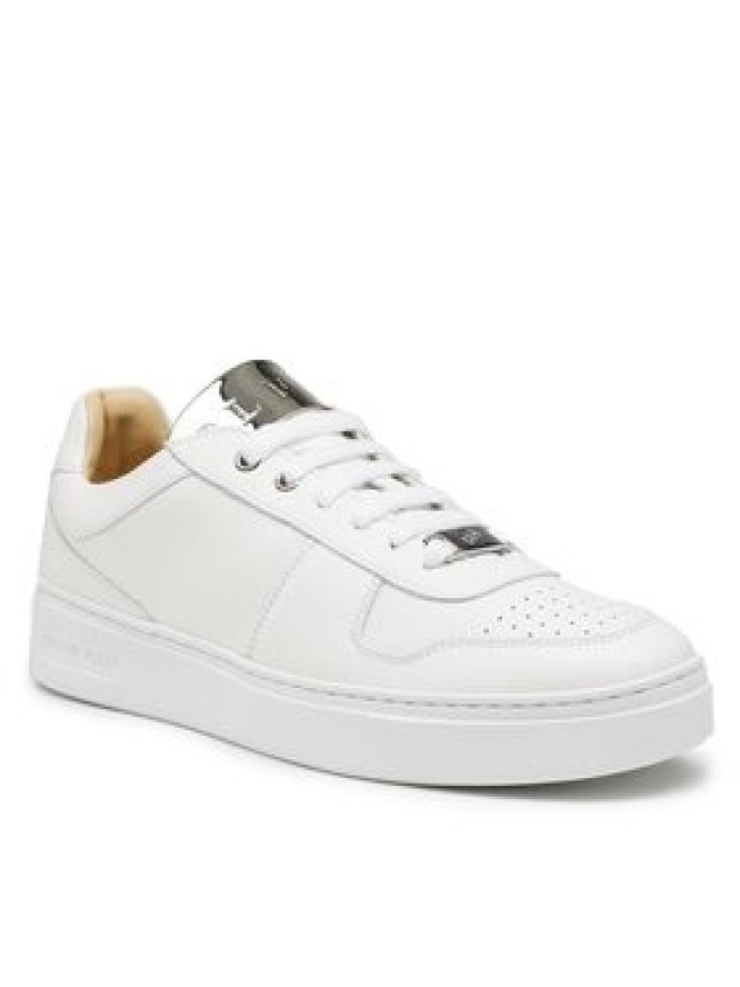 PHILIPP PLEIN Sneakersy Lo-Top Sneaker AABS MSC3715 PLE010N Biały