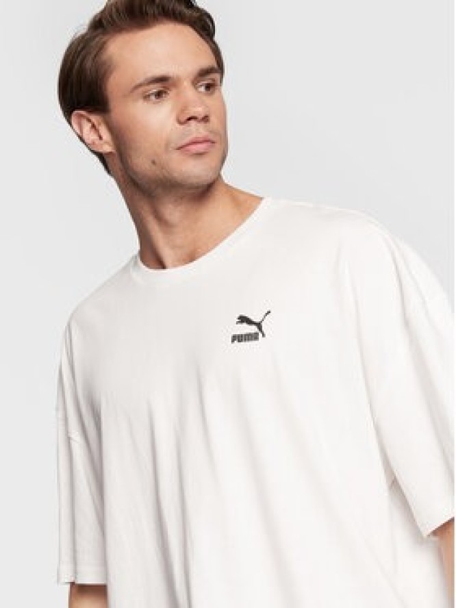 Puma T-Shirt Classics 536236 Biały Oversize