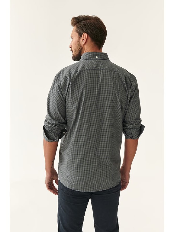TATUUM Koszula - Regular fit - w kolorze szaro-granatowym rozmiar: XL