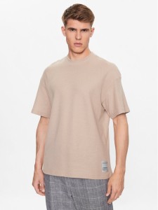 Jack&Jones T-Shirt Frame 12229590 Beżowy Loose Fit