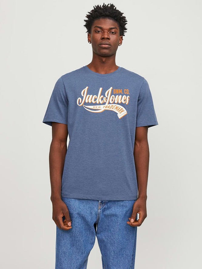 Jack & Jones Koszulka w kolorze niebieskim rozmiar: L