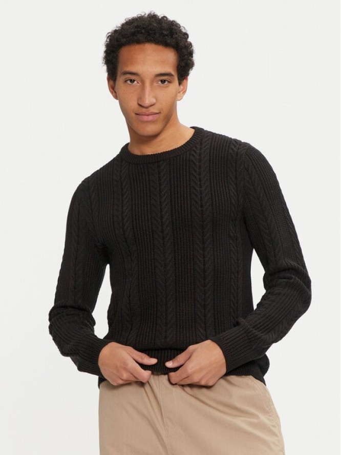 Jack&Jones Sweter 12261436 Czarny Regular Fit