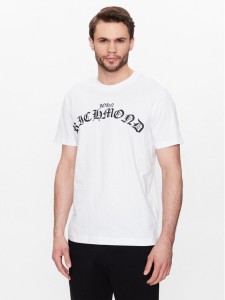 John Richmond T-Shirt Levadia RMP23232TS Biały Regular Fit