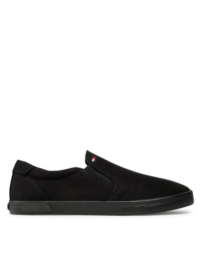 Tommy Hilfiger Tenisówki Iconic Slip On FM0FM00597 Czarny