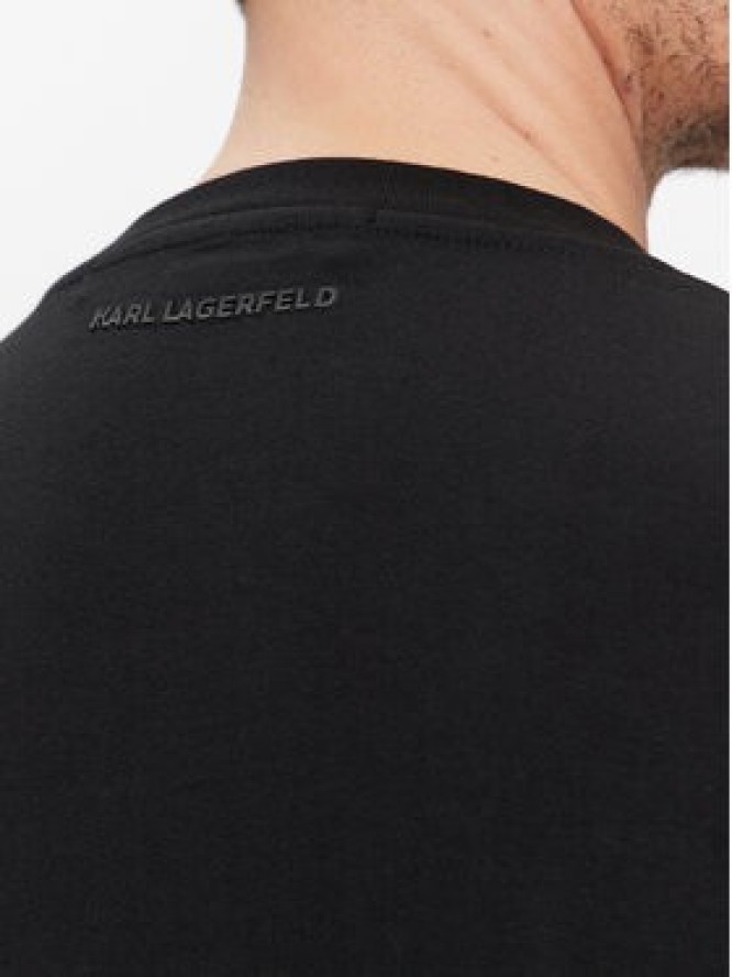 KARL LAGERFELD T-Shirt 755061 541221 Czarny Regular Fit