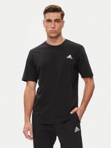 adidas T-Shirt Essentials Single Jersey Embroidered Small Logo T-Shirt IC9282 Czarny Regular Fit