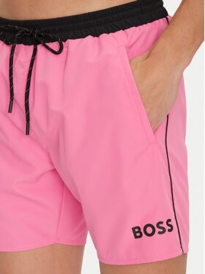 BOSS Szorty kąpielowe Starfish 50514429 Różowy Regular Fit
